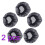 10Pièces Filets Ballet Chignon Noir Multifonction Pour Danse Et Sport 4