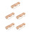 5Pièces Bloc Percussion Bois Hêtre Clair Clapper Rythme Enfants 4