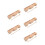 5Pièces Bloc Percussion Bois Hêtre Clair Clapper Rythme Enfants 6