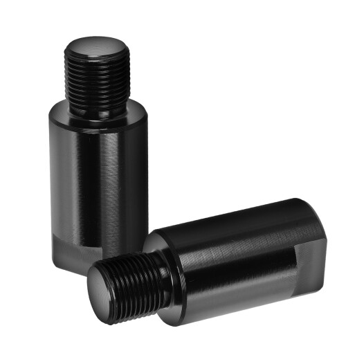 6Pièces Extension Amortisseur Aluminium Noir Résistant 1