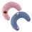 4Pièces Coussin Peluche U Support Cou Calmant Pour Petits Chats 3