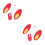 2Paires Chauffe-Chaussures Enfants Portable Multifonction Multicolor 4