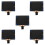 5Pièces Support Partition Réglable Noir Portable Pour Cuivres 6