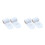 4Paires Collants De Danse Blancs Elasticité Usage Long 7