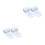 4Paires Collants De Danse Blancs Elasticité Usage Long 3