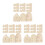 180Pièces Portes Miniatures Bois À Décorer Pour De 7