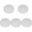 5Pièces Couvercle Steamer Rond Transparent Usage 4
