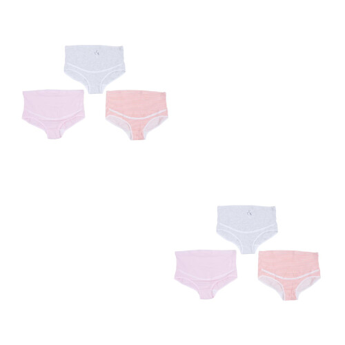 6Pièces Slip Grossesse Taille Coton Stretch Couleurs Variées 2