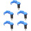 5Pièces Accessoire Crochet Bleu Aluminium Charge 6