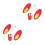 2Paires Chauffe-Chaussures Enfants Portable Multifonction Multicolor 5
