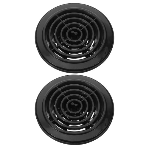 4Pièces Cache Aération Rv ABS Noir Durable Pour Bateau Et Camping-Car 1