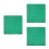 3Pièces Jeu Mahjong Vert Antidérapant Bruit Réduit 8
