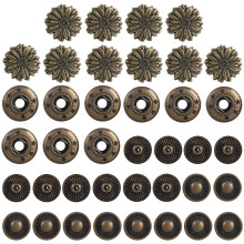 20Ensembles Boutons Alliage Marron Vintage Pour Couture DIY
