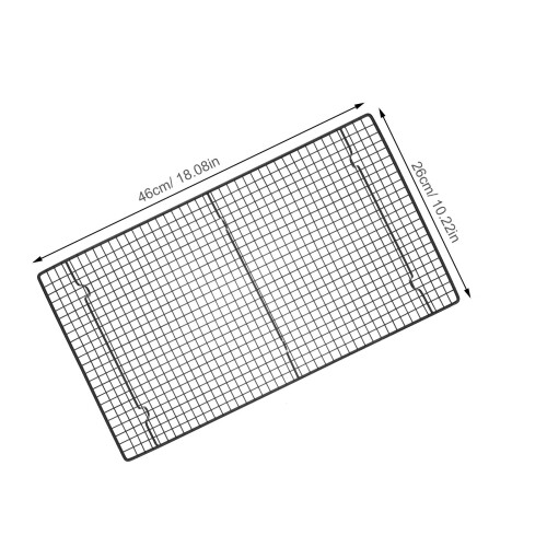 4Pièces Rack De Refroidissement Cuisine Noir Stable Anti-Rouille 1