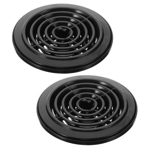 4Pièces Cache Aération Rv ABS Noir Durable Pour Bateau Et Camping-Car 2