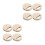 8Pièces Instrument Percussion Bois DIY Maracas Sensoriel Bébé 6