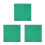 3Pièces Jeu Mahjong Vert Antidérapant Bruit Réduit 5