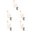 5Ensembles Dispositif D'entraînement Tennis De Table Durable 7