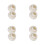 8Pièces Capuchons Échelle Rubber Beige Accessoires Protection 5