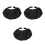 3Pièces Casquettes Visère Polyester Protection 4