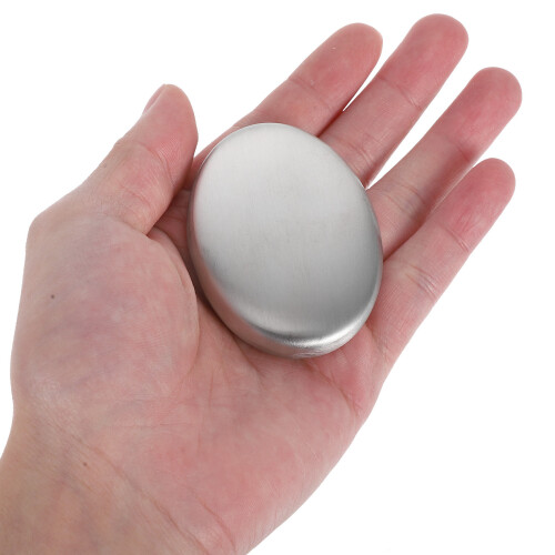 2Pièces Métal Acier Inoxydable Main Anti- 2