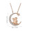 2Pièces S925 Argent Rhinestone Mode Élégante 8