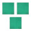3Pièces Jeu Mahjong Vert Antidérapant Bruit Réduit 9