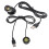 4Pièces Lampes LED Pour Cabinet Noir, Mini Spot USB Ajustable 2