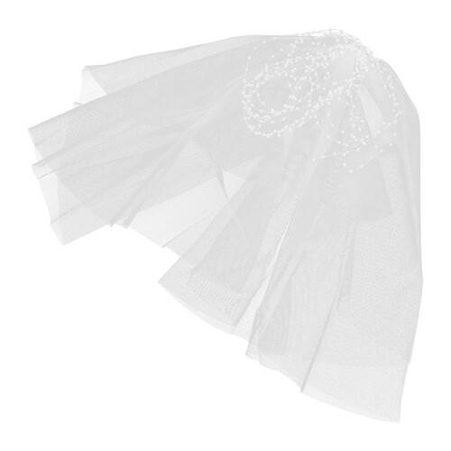 2Pièces Voile De En Filet Accessoire Chic 1