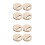 8Pièces Instrument Percussion Bois DIY Maracas Sensoriel Bébé 8