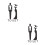 2Pièces Ensemble Panneaux Toilettes En Durable Unisexe 5