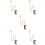 5Ensembles Dispositif D'entraînement Tennis De Table Durable 9