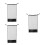 3Pièces Siège Flottant Noir Avec Poche Mesh Pour Piscine 8