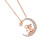 2Pièces S925 Argent Rhinestone Mode Élégante 2