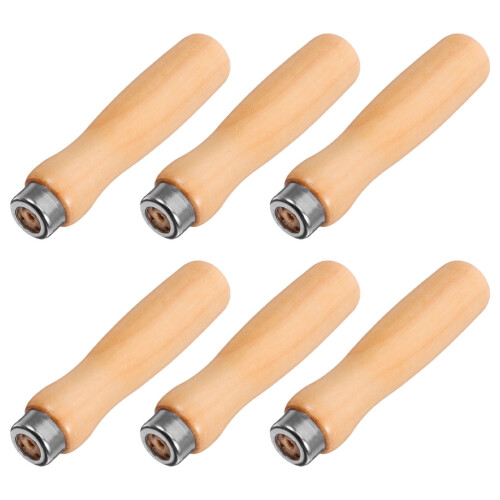 24Pièces Poignées Bois Polyvalentes Khaki Pour Outils À Main 1
