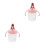 2Pièces Rose PP Silicone Anti- À Poignées Senior 6