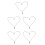 5Pièces Pendentif Bois Pour Collier Unisexe Design Authentique 4