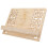 2Pièces -Livre Bois Khaki Ajustable Portable Pour 2