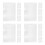 16Pièces Plaques Aluminium DIY Argentées Robustes Pour Décor Maison 4