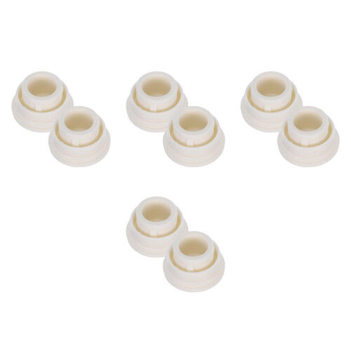 8Pièces Capuchons Échelle Rubber Beige Accessoires Protection 2