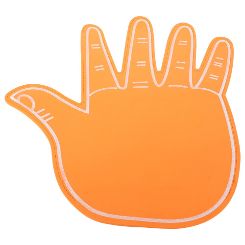 2Pièces Accessoires De Support Eva Orange Doigts Pour Événements