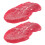 4Pièces Steak Simulation PVC Sombre Décor Réaliste Pour Restaurant 1