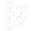 5Pièces Pendentif Bois Pour Collier Unisexe Design Authentique 5