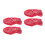 4Pièces Steak Simulation PVC Sombre Décor Réaliste Pour Restaurant 6