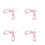 4Pièces Ciseaux Bébé Céramique Rose Portable Lames Sécurisés 5