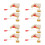 8Pièces Whippen Bois Beige Accessoires Pour Piano Vertical Durable 6