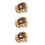 3Pièces Bracelet Naturel Shaker Percussion Nuts Pour Danse 9