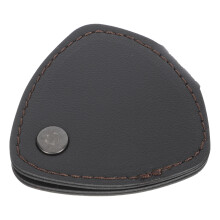 2Pièces Sac De Médiators Cuir Noir Organiseur Compact Pour Guitare