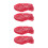 4Pièces Steak Simulation PVC Sombre Décor Réaliste Pour Restaurant 5