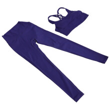 2Ensembles Tenues Actives Femme Legging Yoga Et Brassière